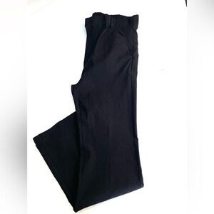 Men's Black Straight-Leg Pants